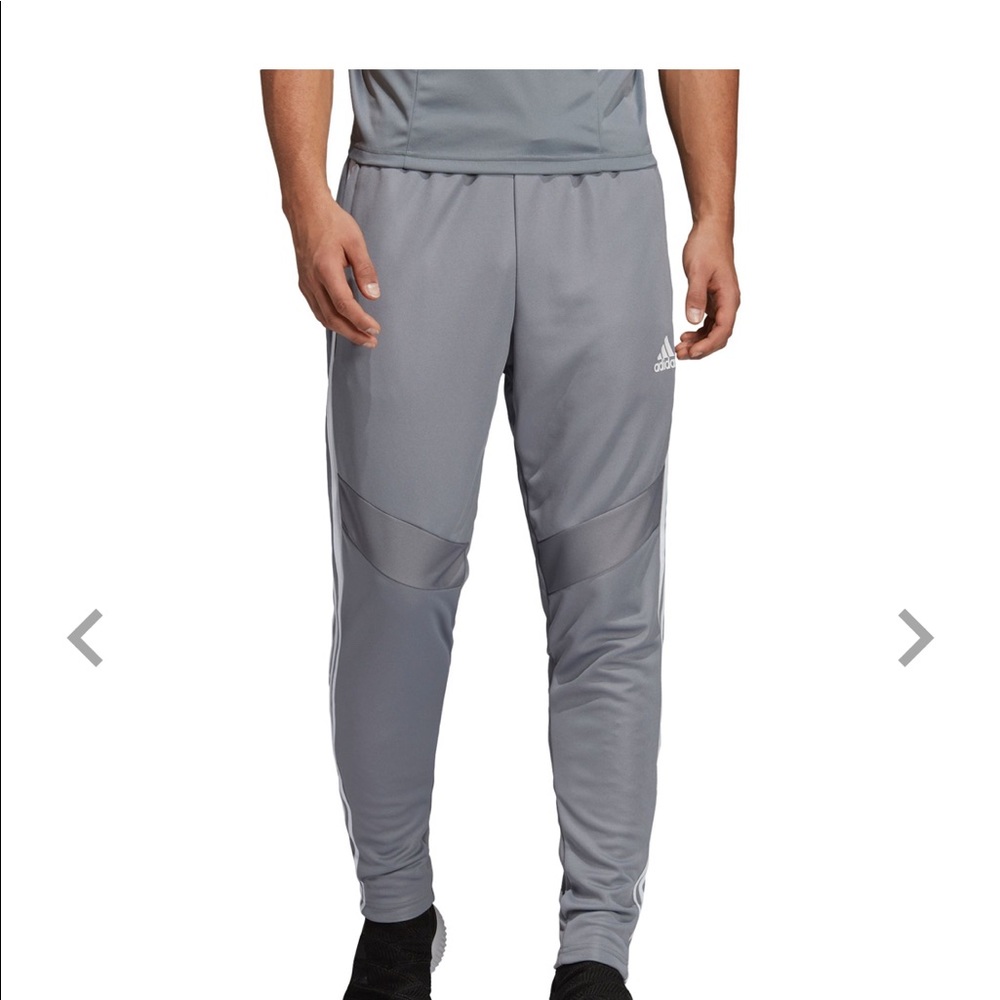 Grey adidas jogging pants